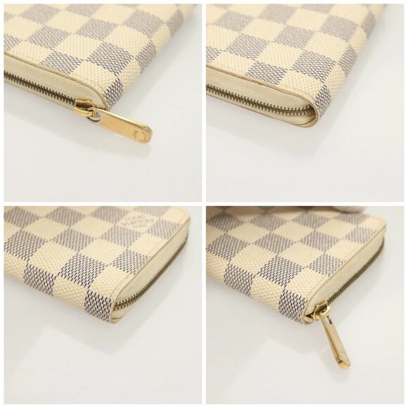 LOUIS VUITTON Damier Azur Zippy Coin Purse N60138 LV Auth 129059 - Picture 14 of 16